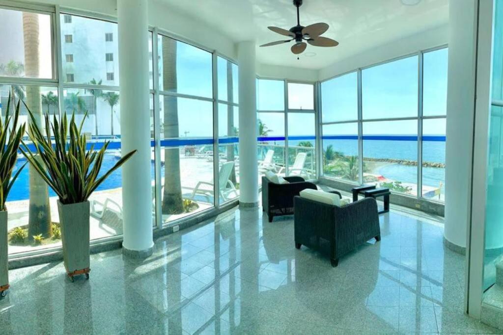 Hermoso Apartamento Vista Al Mar. Edf Palmetto 1 . Cartagena Exterior foto