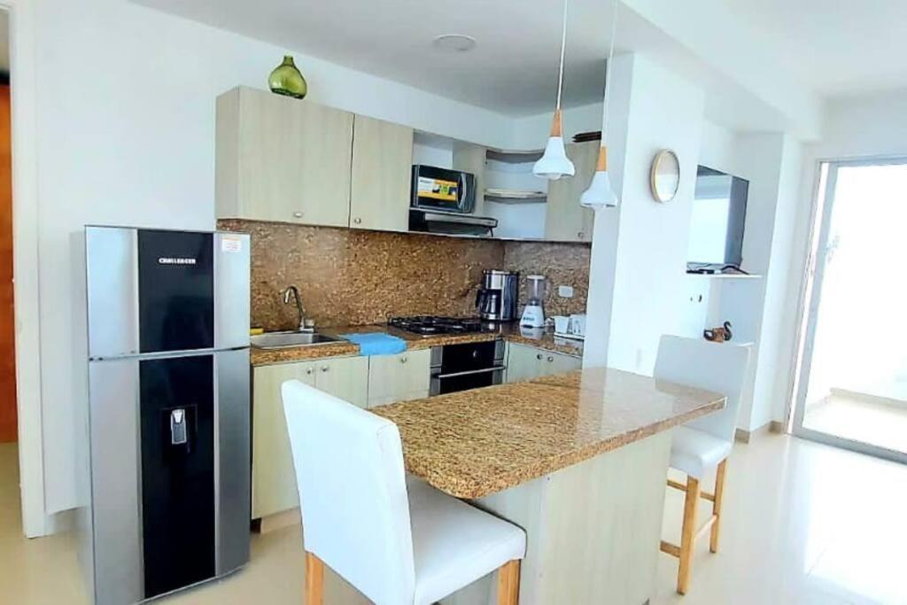 Hermoso Apartamento Vista Al Mar. Edf Palmetto 1 . Cartagena Exterior foto