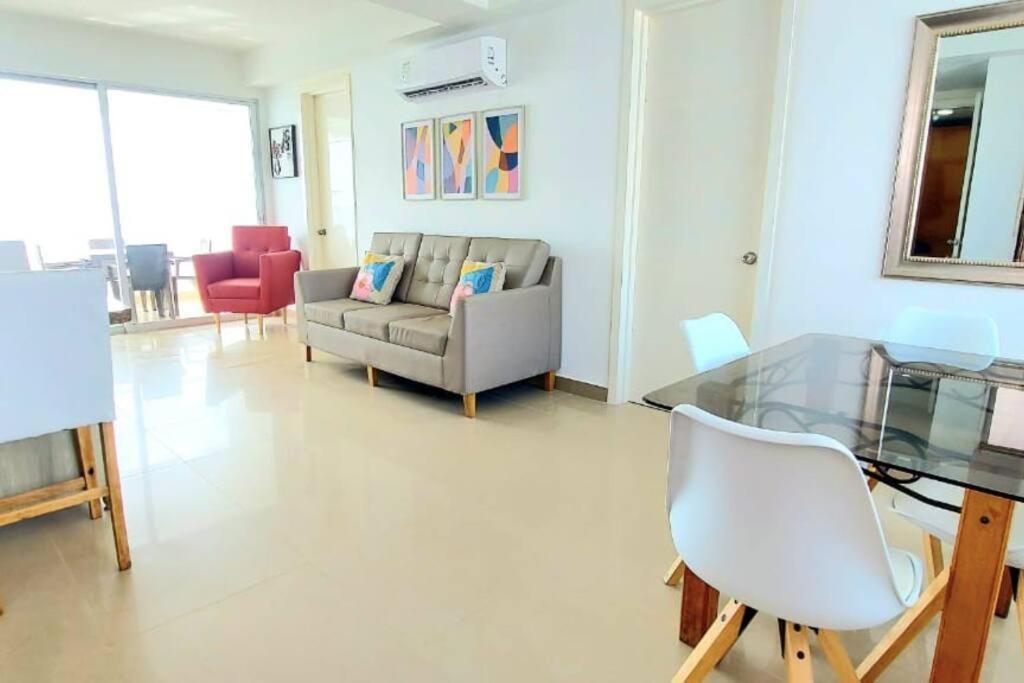 Hermoso Apartamento Vista Al Mar. Edf Palmetto 1 . Cartagena Exterior foto